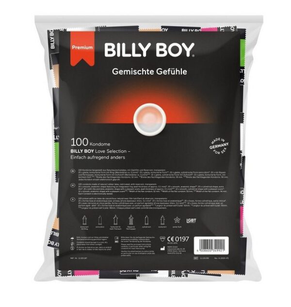 Billy Boy Einhand-Kondome BILLY BOY Gemischte Gefühle 100er Btl.