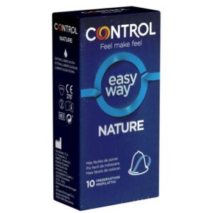 CONTROL CONDOMS Kondome Nature Easy Way Packung mit, 10 St., spanische Kondome für schnelles Vergnügen