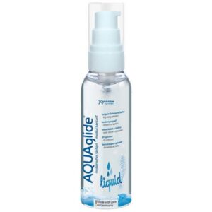 JOYDIVISION Gleitgel Original AQUAglide Liquid, Flasche mit 50ml, neutrales Universal-Gleitgel im Pumpspender