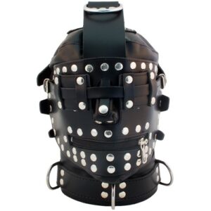 Leder Bondage Haube