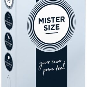 MISTER SIZE Kondome 10 Stück, Nominale Breite 49mm, gefühlsecht & feucht