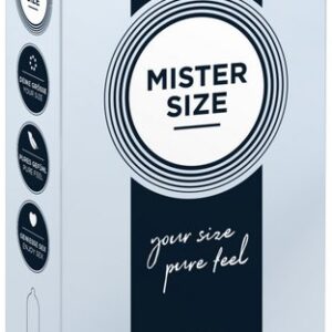 MISTER SIZE Kondome 10 Stück, Nominale Breite 53mm, gefühlsecht & feucht