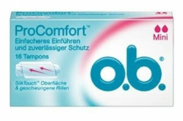 O.B. Tampons ProComfort mini 16 St Tampon