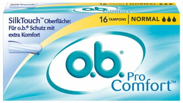 O.B. Tampons ProComfort normal 16 St Tampon