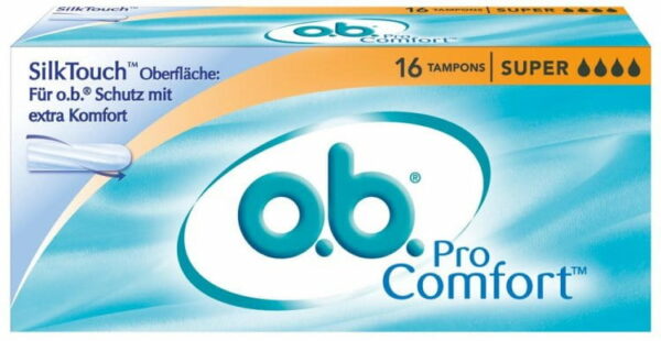 O.B. Tampons ProComfort super 16 St Tampon