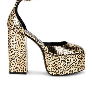 Paris Texas HIGH HEELS in Gold Cheetah - Tan. Size 37.5 (also in ).