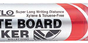 Pentel Whiteboard-Marker MAXIFLO MWL5M, rot