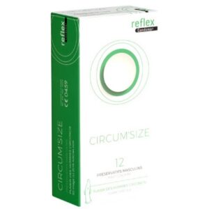 Reflex Kondome CircumSize Packung mit, 12 St., Kondome für beschnittene Männer