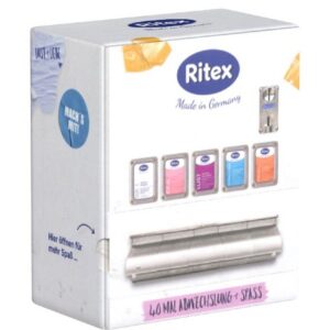 Ritex Kondome "Kondomautomat" Abwechslung & Spaß Karton mit, 40 St., gemischte Qualitäts-Kondome ohne Latexgeruch