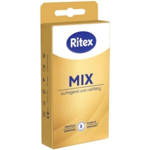 Ritex Kondome "Mix" aufregend und vielfältig Packung mit, 8 St., Kondome im Mix für intensive Liebe
