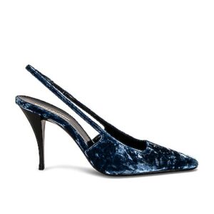 Saint Laurent HIGH HEELS TOM 90 DREAM in Denim - Slate. Size 40 (also in 39).