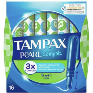 Tampax Pearl Compak Super 16 stk.