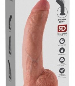 9"" Vibrating Cock with Balls