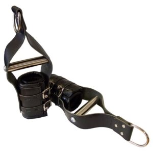 Premium hanging wrist cuff with grab handle