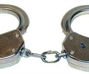 Clejuso heavy handcuffs made of solid metal