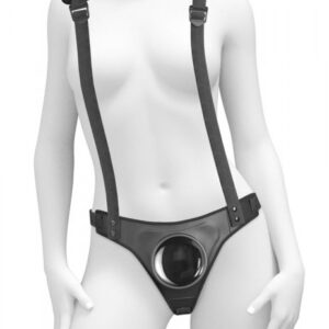 Comfortable strap-on suspenders from Steeltoyz