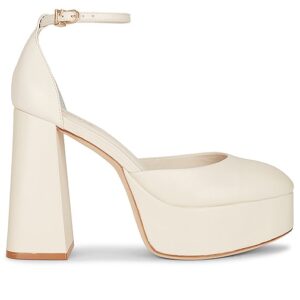 Larroude HIGH-HEELS ARI in Ivory. Size 9, 9.5.