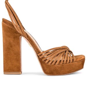 Veronica Beard HIGH-HEELS FLETCHER in Brown. Size 5.