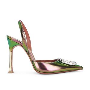 AMINA MUADDI HIGH HEELS CAMELIA in Petroleum Green - Green. Size 38.5 (also in 36, 36.5, 37, 37.5, 38, 39, 40).