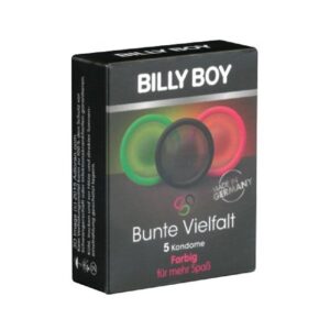 Billy Boy Kondome Bunte Vielfalt Packung mit, 5 St., bunt gemischte Kondome