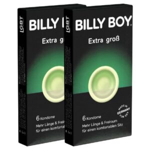 Billy Boy XXL-Kondome Extra Groß Packung mit, 12 St., XXL-Kondome mit Komfort-Form