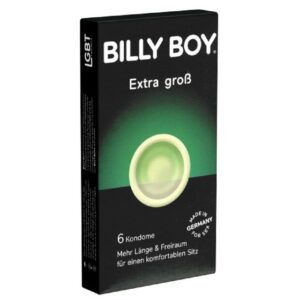 Billy Boy XXL-Kondome Extra Groß Packung mit, 6 St., XXL-Kondome mit Komfort-Form