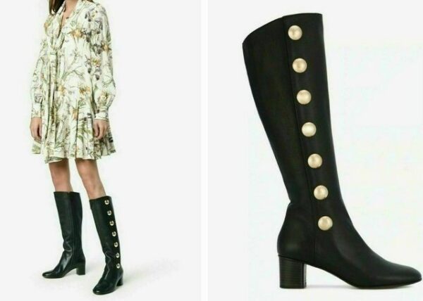 Chloé CHLOE ORLANDO ICONIC CULT ZIP KNEE HIGH BOOTS HEELED STIEFEL SCHUHE SH Stiefelette