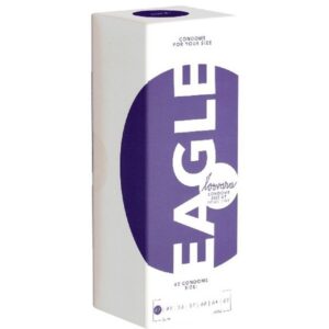 Loovara Kondome Eagle 47 Packung mit, 42 St., strapazierfähige Maßkondome aus Fairtrade-Latex