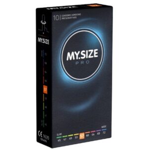 MY.SIZE XXL-Kondome PRO 57mm Packung mit, 10 St., Maßkondome, Kondome für besten Tragekomfort und Sicherheit, die neue Generation MY.SIZE Kondome