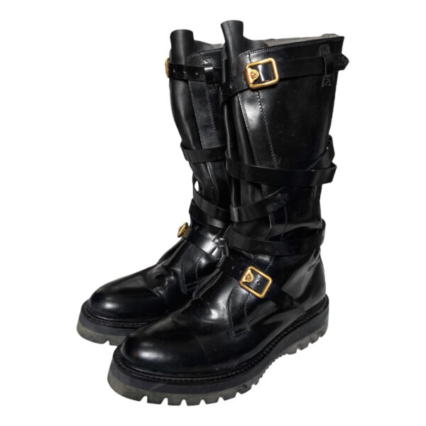 Versace Leder Stiefel