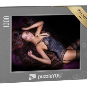 puzzleYOU Puzzle Erotische Fotografie: Dame in eleganten Dessous, 1000 Puzzleteile, puzzleYOU-Kollektionen Erotik