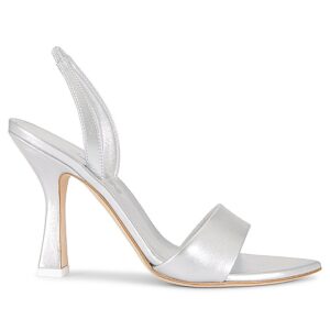 3JUIN HIGH-HEELS LILY in Metallic Silver. Size 36, 40, 41.