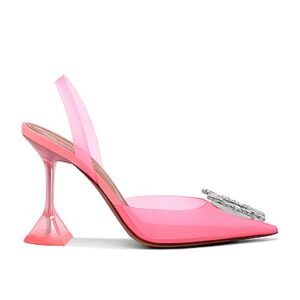 AMINA MUADDI HIGH-HEELS BEGUM GLASS in Bubble - Pink. Size 37 (also in ).