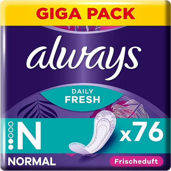 Always Dailies Slipeinlagen Damen Fresh & Protect Normal