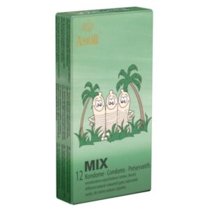 Amor "Mix" stimulierende Kondome mit verschiedenen Texturen