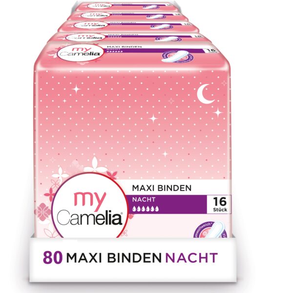 Camelia Maxi Damenbinden Damenhygiene Binden Night