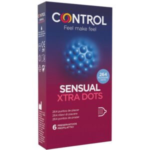 Control *Sensual Xtra Dots* Kondome mit 264 Noppen für die Rundum-Stimulation