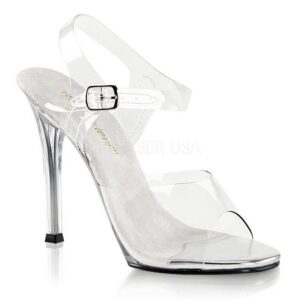 Fabulicious Sandalette GALA-08 - Klar/Klar High-Heel-Pumps