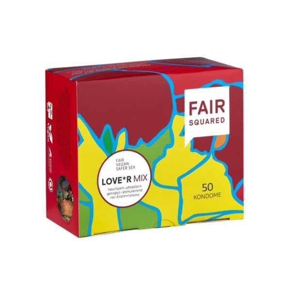 Fair Squared Kondome Fair Squared Vegane Kondome Love*r Mix 50 Stück, vegan