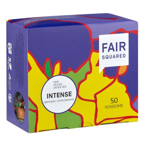 Fair Squared Kondome genoppt Intense Box