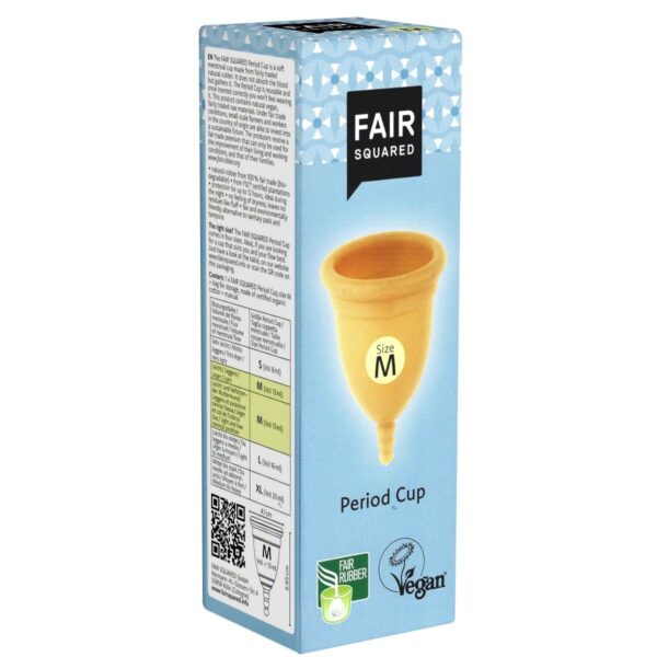 Fair Squared "Period Cup" vegane Menstruationstasse, Gr. M