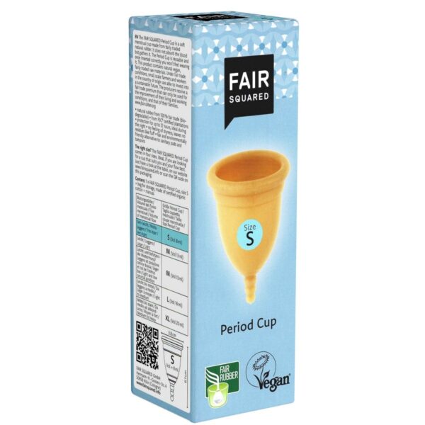 Fair Squared "Period Cup" vegane Menstruationstasse, Gr. S