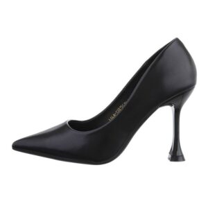 Ital-Design Damen Abendschuhe Elegant High-Heel-Pumps (81546376) Pfennig-/Stilettoabsatz High Heel Pumps in Schwarz