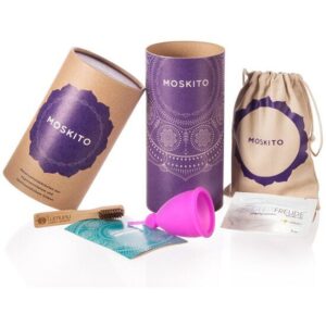 Lumunu Menstruationskörbchen Moskito Purple (A)