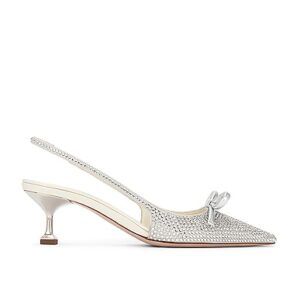 Miu Miu HIGH-HEELS in Perla - Light Grey. Size 36.5 (also in 36, 40).