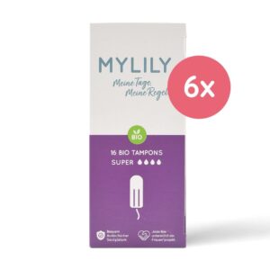 Mylily Bio-Tampon Super 6er Vorratspack