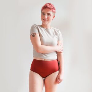 Mylily Periodenunterwäsche - High Waist Hagebutte L ohne Biozide