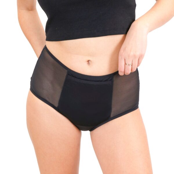 Mylily Periodenunterwäsche - High Waist Mesh L ohne Biozide