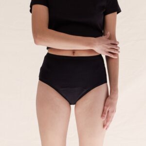 Mylily Periodenunterwäsche - High Waist Schwarz XS ohne Biozide