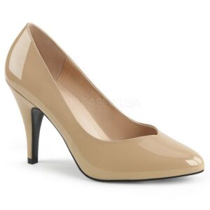 Pleaser Pink Label Pumps DREAM-420 - Lack Creme High-Heel-Pumps